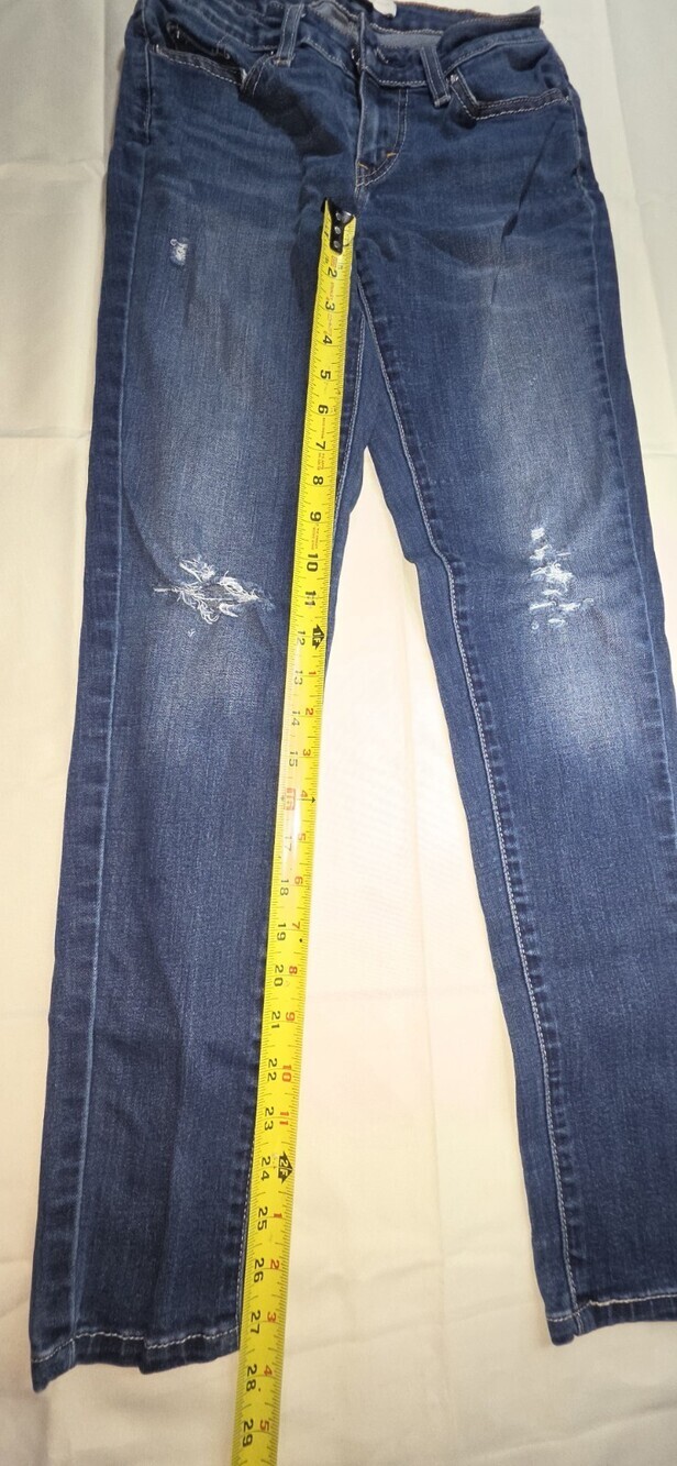Levi's Women's Leggins Jeans Size 26x30 Blue Denim Stretch Sku 184
